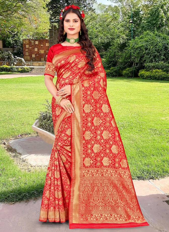 1007 Santraj Festive Wear Designer Heavy Silk Saree Collection 